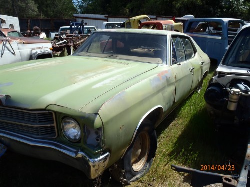 1971 Chevelle 4 Door Ht Parts